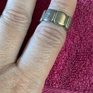 Silver Band Ring, Size 6